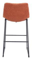 Smart Bar Chair (Set of 2) Burnt Orange