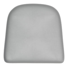 Elio Leather Seat Cushion Gray