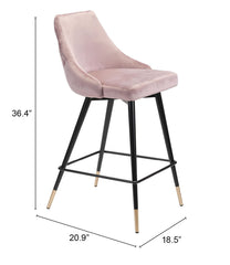 Piccolo Counter Chair Pink