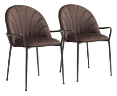 Kurt Dining Chair (Set of 2) Dark Brown