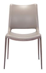 Ace Dining Chair (Set of 2) Gray & Walnut