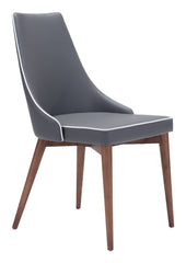 Moor Dining Chair (Set of 2) Dark Gray