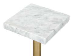 Josef Side Table White & Gold
