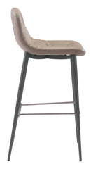 Tangiers Bar Chair (Set of 2) Taupe