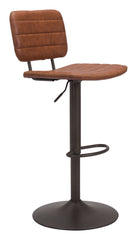 Holden Bar Chair Vintage Brown & Dark Bronze