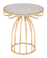 Silo Side Table Gold