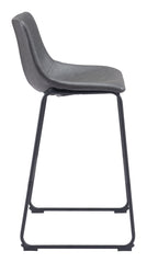 Smart Bar Chair (Set of 2) Charcoal